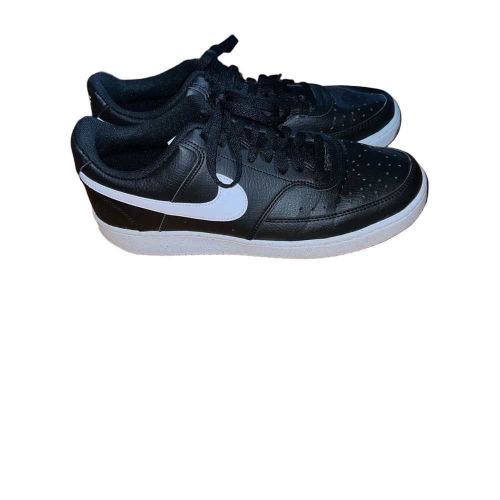 Nike Mens Court Vision Low Casual Size 8.5 Black White | DH2987-001 |